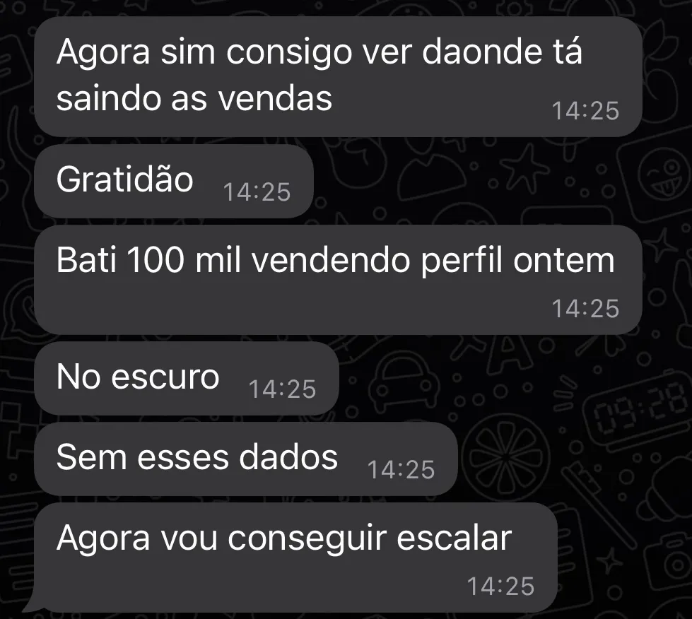 Depoimento de aluno